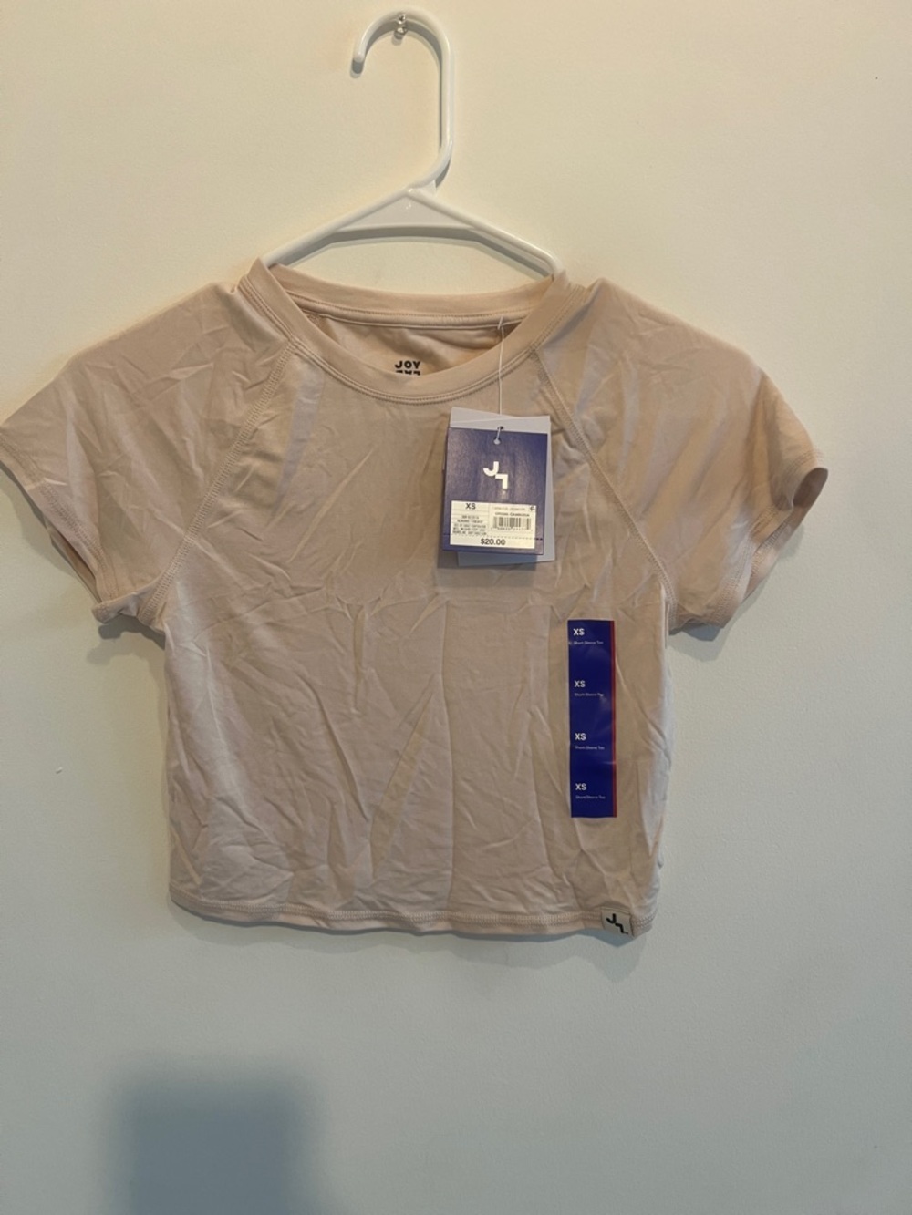 Women's Blush Short Sleeve Crop Top